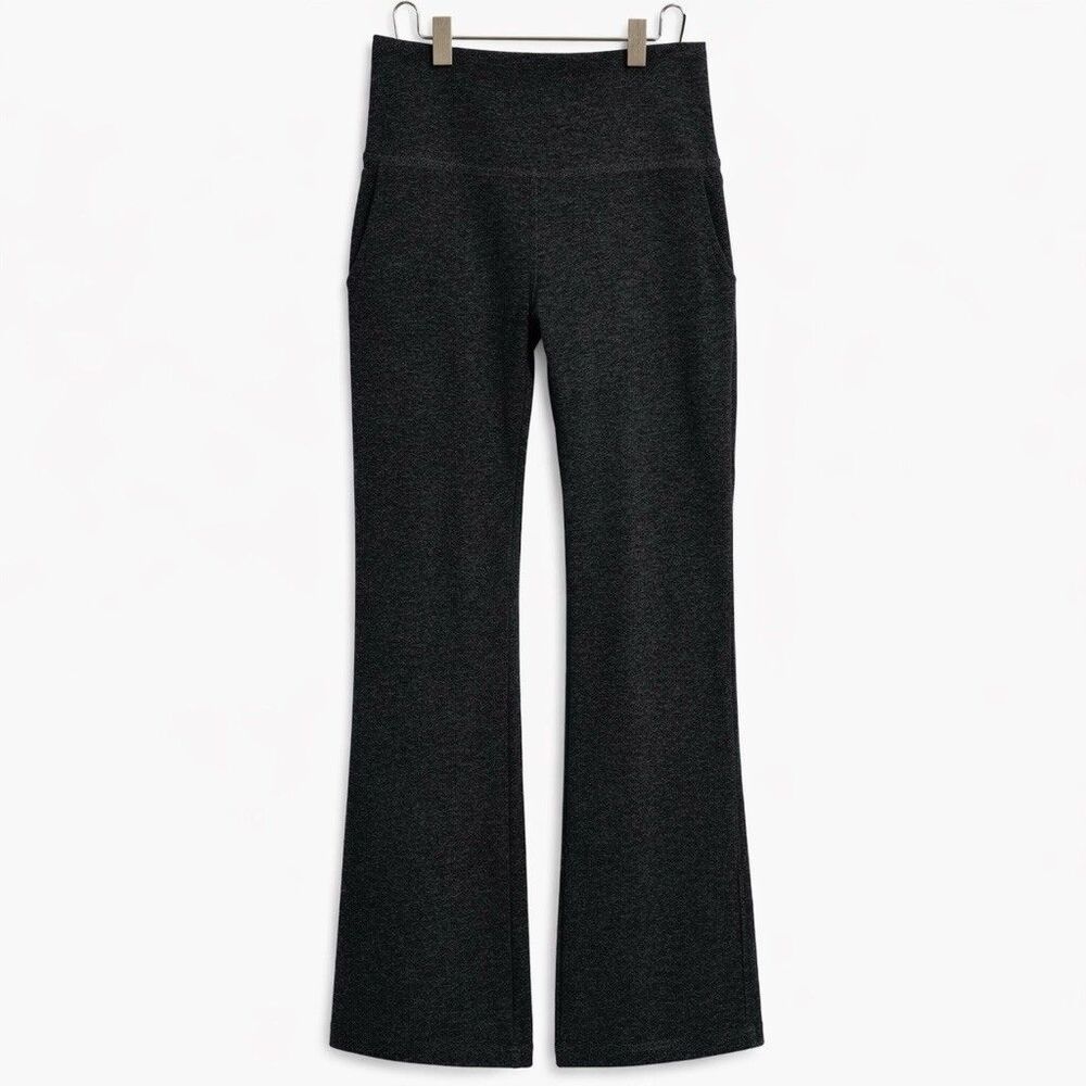 Beyond Yoga Spacedye Bootcut Yoga Pants XS Black High Rise Pockets Athleisure